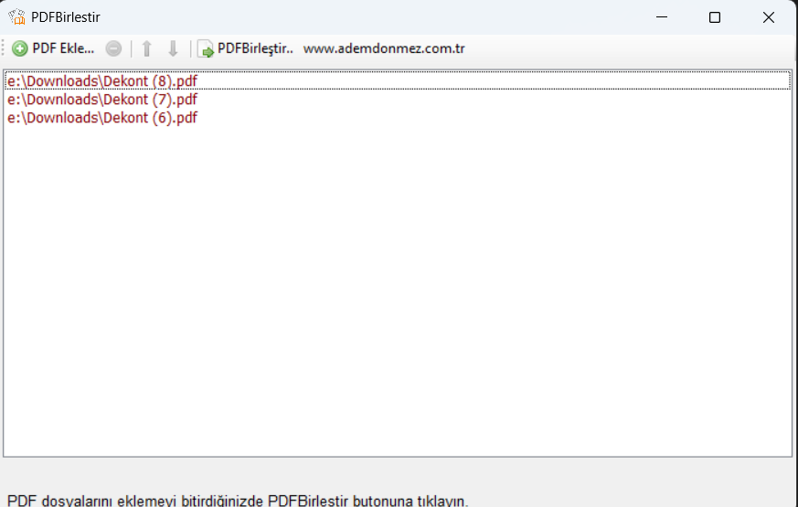 PDF Binder - Gelişmiş PDF Birleştirici - Görsel 3