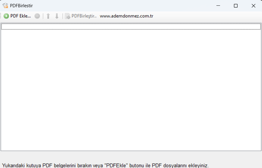 PDF Binder - Gelişmiş PDF Birleştirici