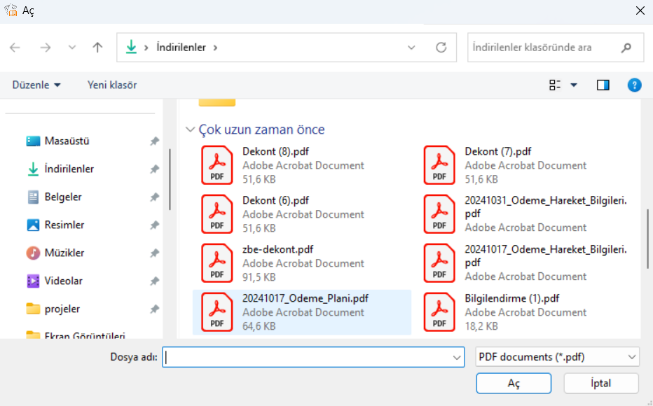 PDF Birleştirici