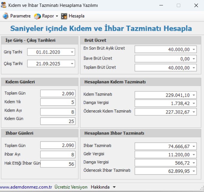Kıdem İhbar Tazminat